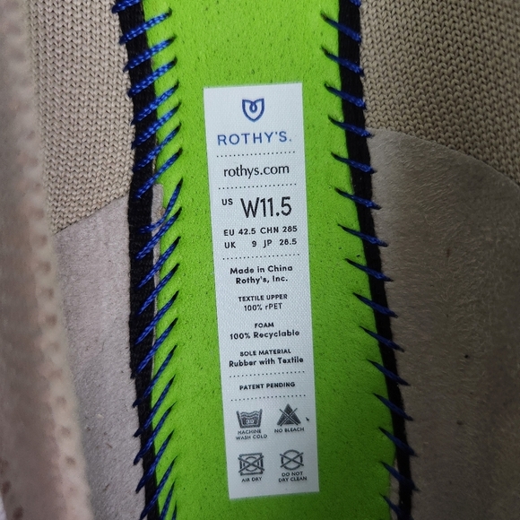 Roth'ys Round Toe Flats Ecru Women's Size 11.5 - Picture 11 of 11